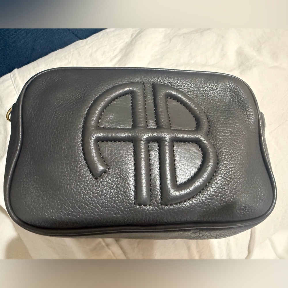 Anine Bing Lili Bag, Charcoal Gray - EUC